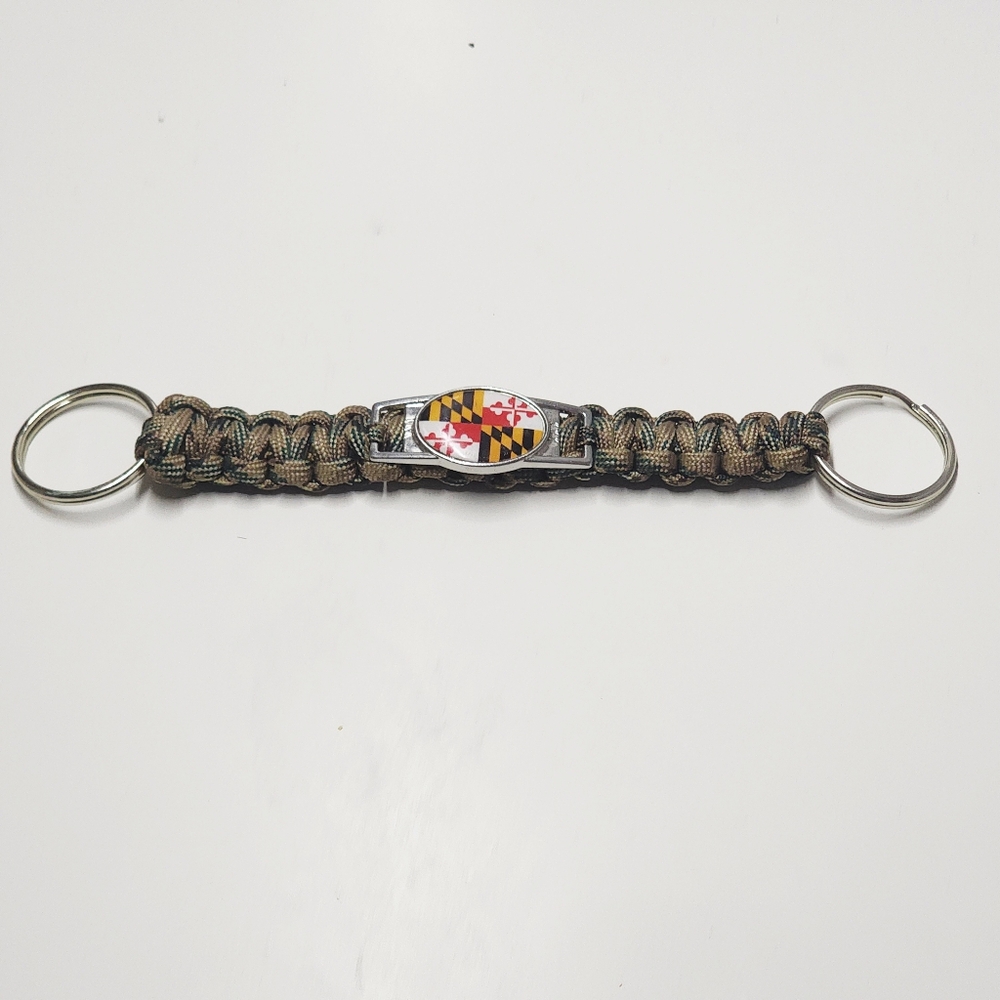 Marylander Keychain Souvenir Backpack Purse Accessory Flag of Maryland
